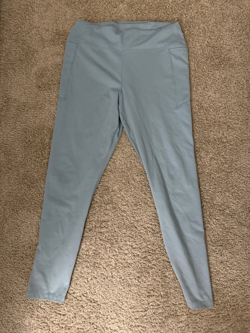 PINK Victoria's Secret Soft Blue High-Waist Leggings